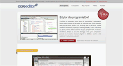 Desktop Screenshot of coreeditor.pl