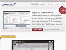 Tablet Screenshot of coreeditor.pl